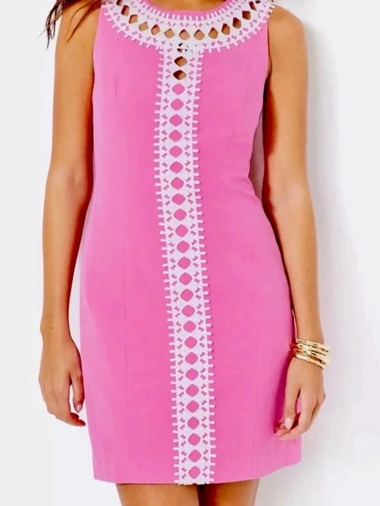 Lilly Pulitzer Mila Shift Confetti Pink size 16 nwt $228 - Picture 3 of 9